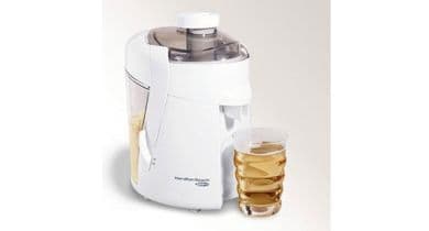 Hamilton-Beach-Health-Smart-67800-Extractor-de-jugos-Acero-Inoxidable-Blanco