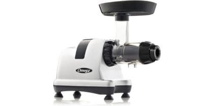 Omega prensado en frio MM900HDS. Exprimidor-de-masticacion 200-vatios